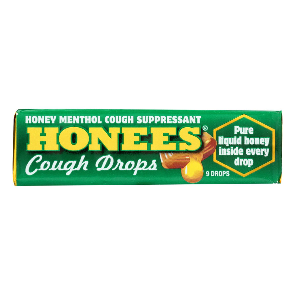 Honees Cough Drops - Menthol - Case Of 24 - 9 Pack - Lakehouse Foods
