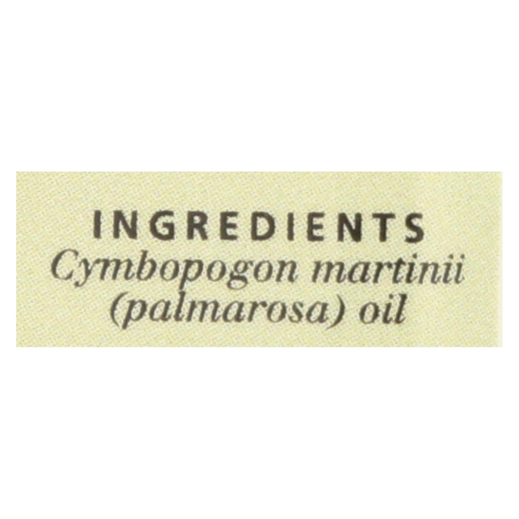 Aura Cacia - Pure Essential Oil Palmarosa - 0.5 Fl Oz - Lakehouse Foods