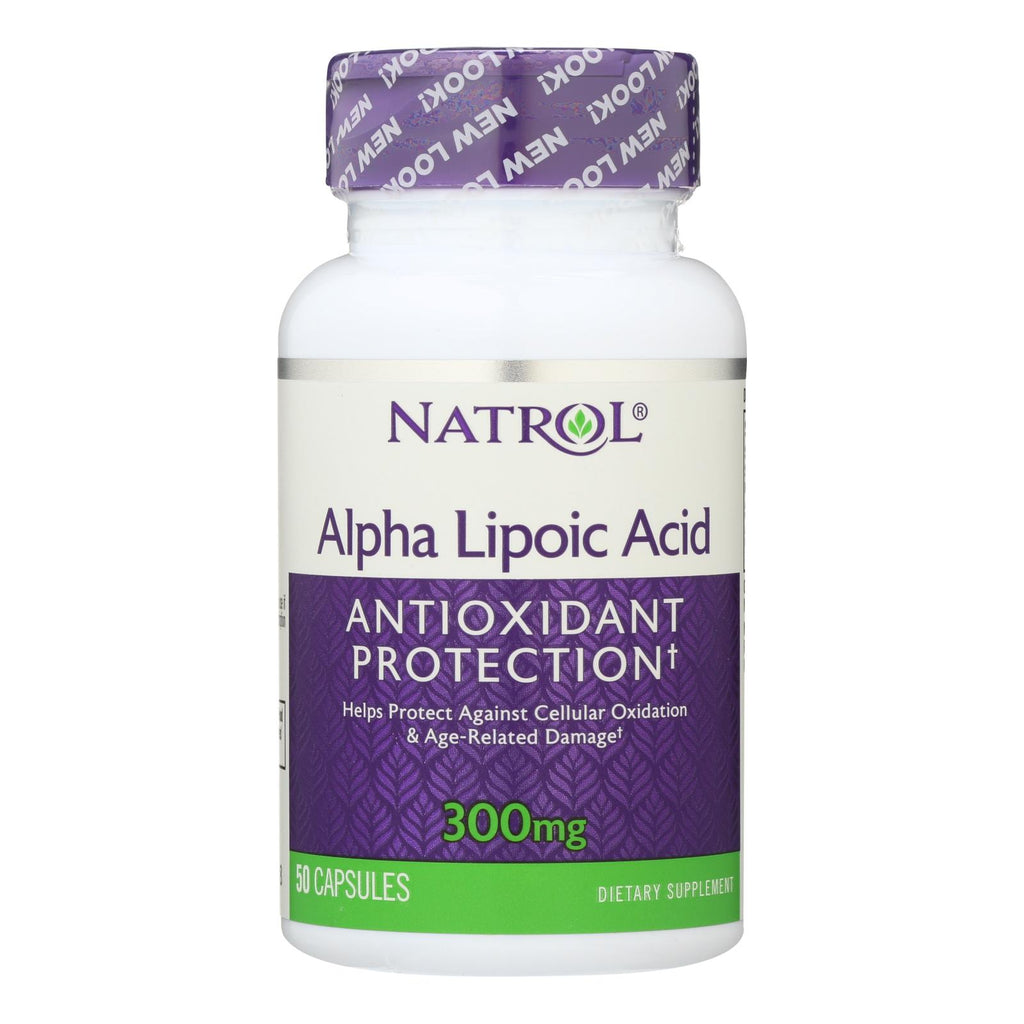 Natrol Alpha Lipoic Acid - 300 Mg - 50 Capsules - Lakehouse Foods