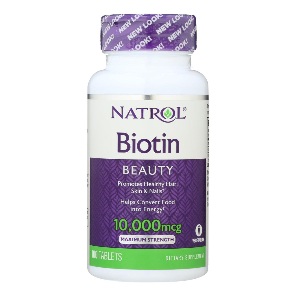 Natrol Biotin - 10000 Mcg - 100 Tablets - Lakehouse Foods