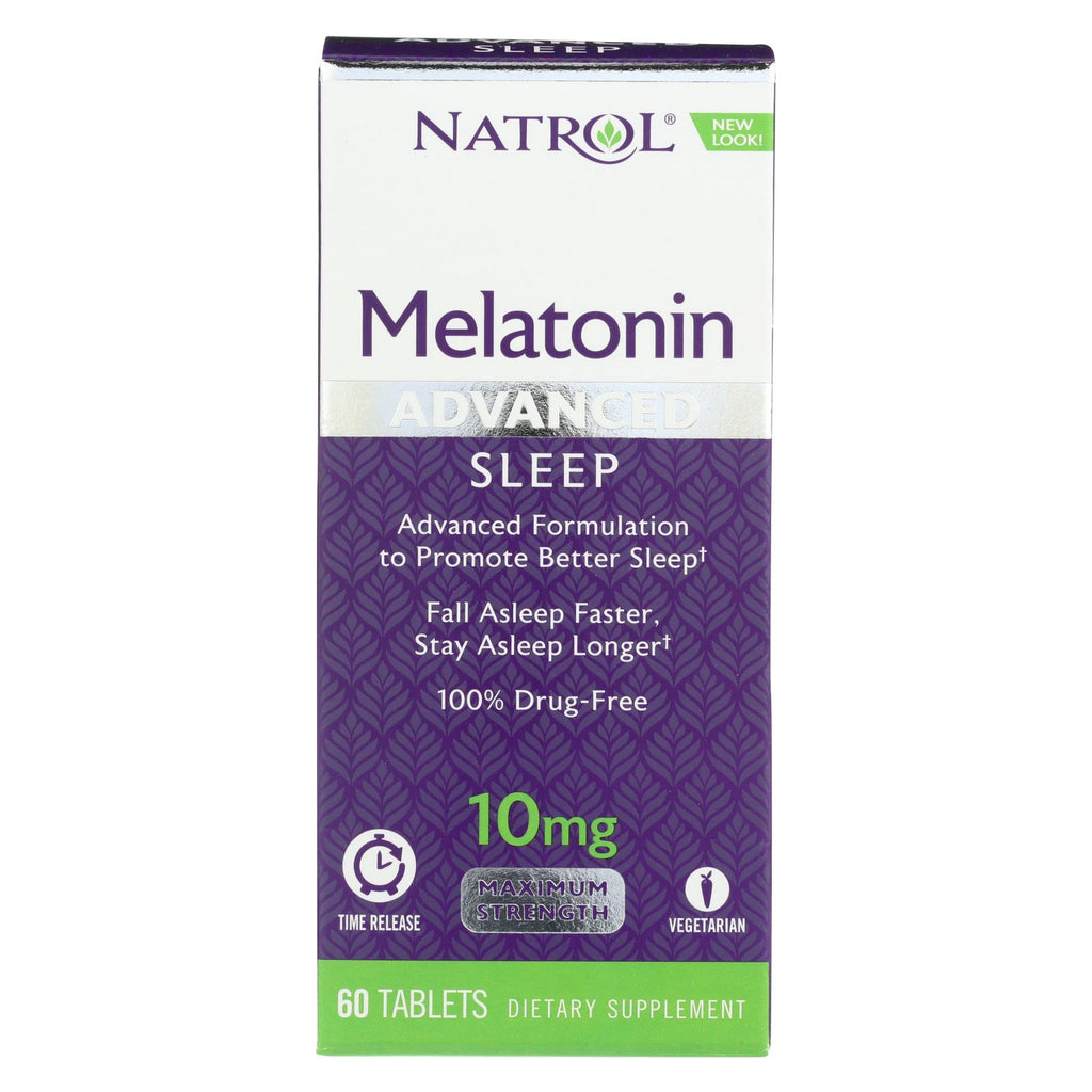 Natrol Advanced Sleep Melatonin - 10 Mg - 60 Tablets - Lakehouse Foods