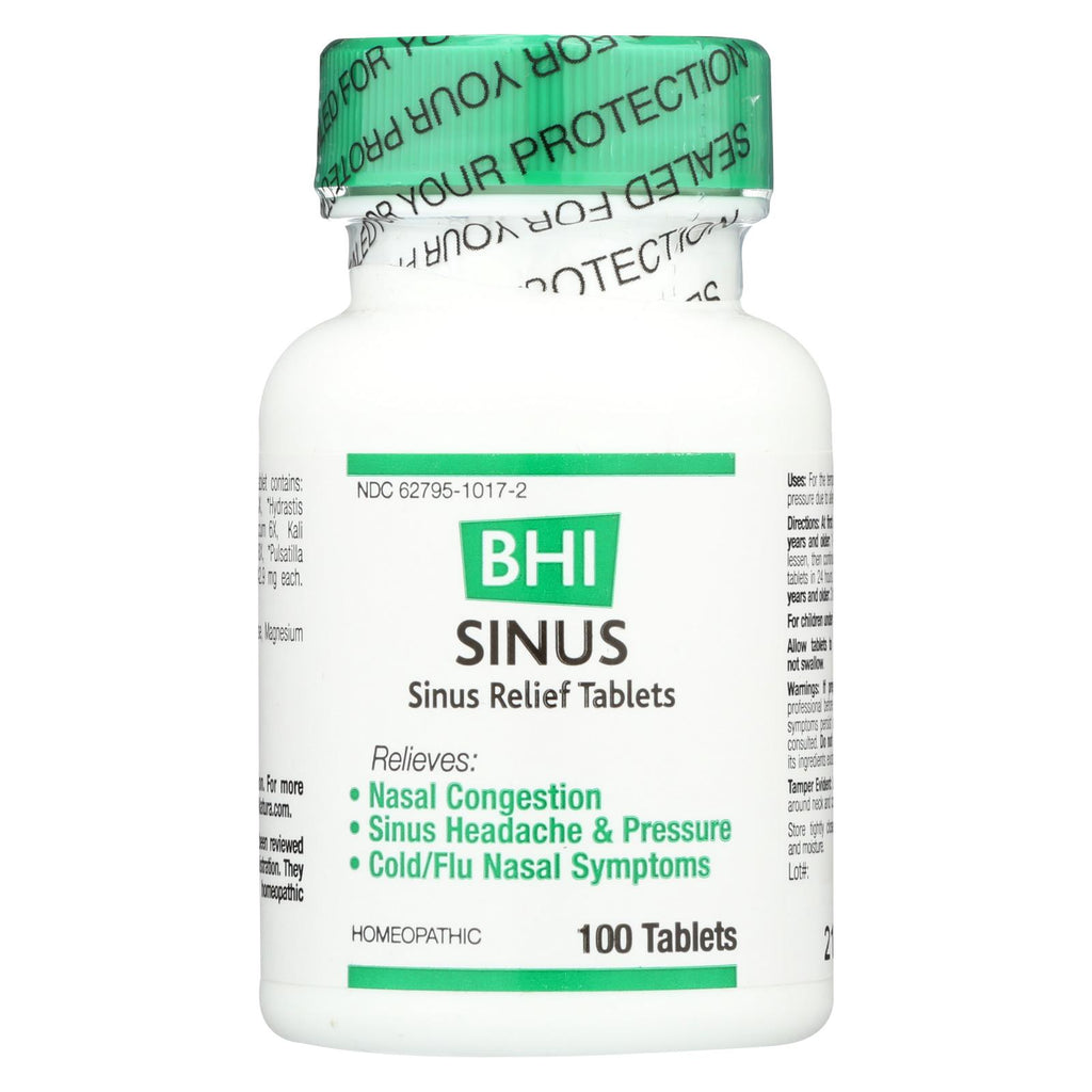 Bhi - Sinus Relief - 100 Tablets - Lakehouse Foods