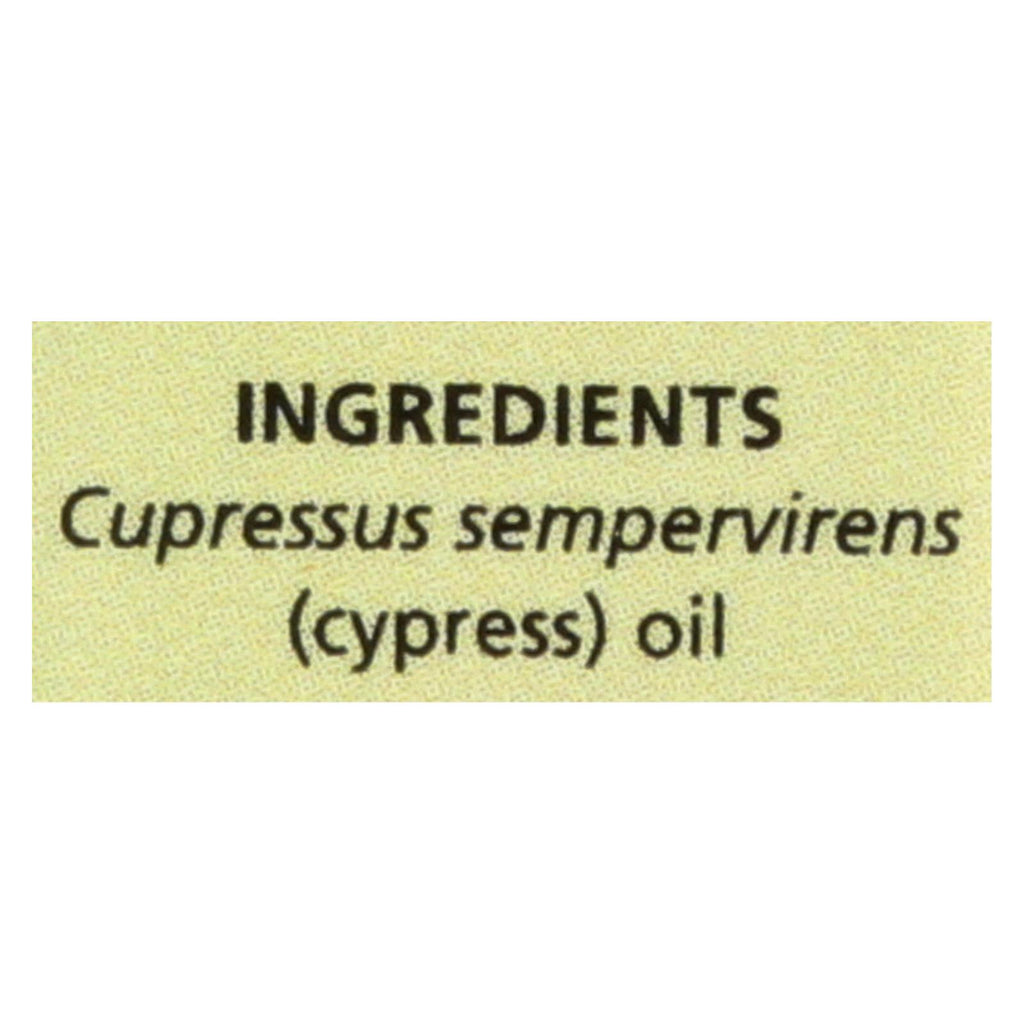 Aura Cacia - Essential Solutions Oil Cypress - 0.5 Fl Oz - Lakehouse Foods