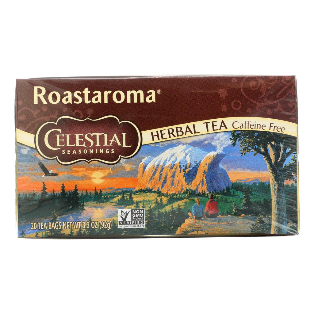 Celestial Seasonings Herbal Tea Caffeine Free Roastaroma - 20 Tea Bags - Case Of 6 - Lakehouse Foods