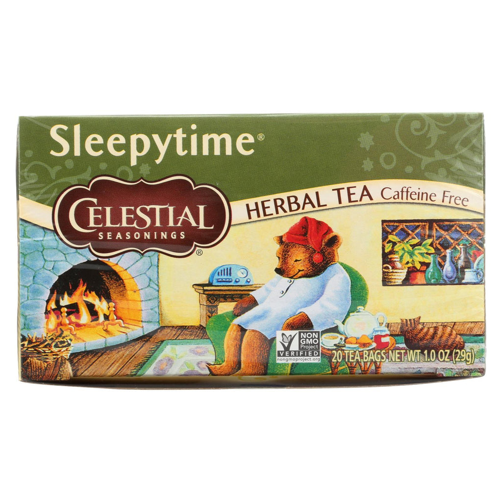 Celestial Seasonings Sleepytime Herbal Tea Caffeine Free - 20 Tea Bags - Case Of 6 - Lakehouse Foods