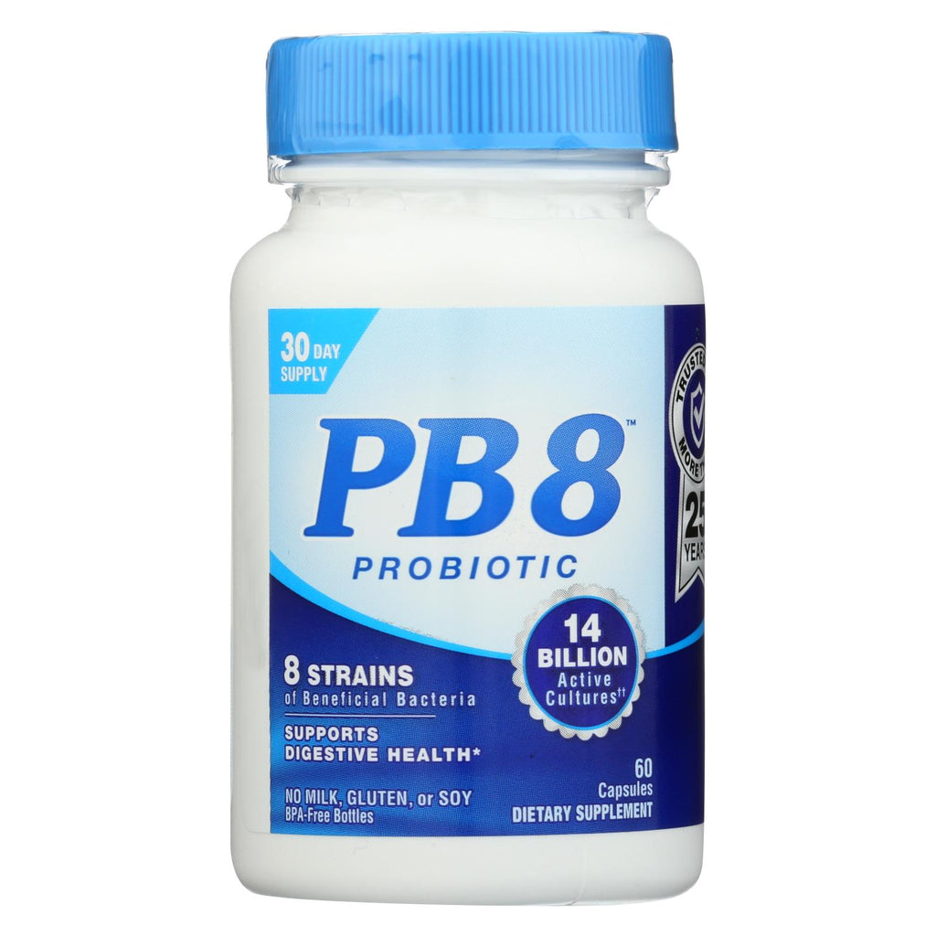 Nutrition Now Pb 8 Pro-biotic Acidophilus For Life - 60 Capsules - Lakehouse Foods