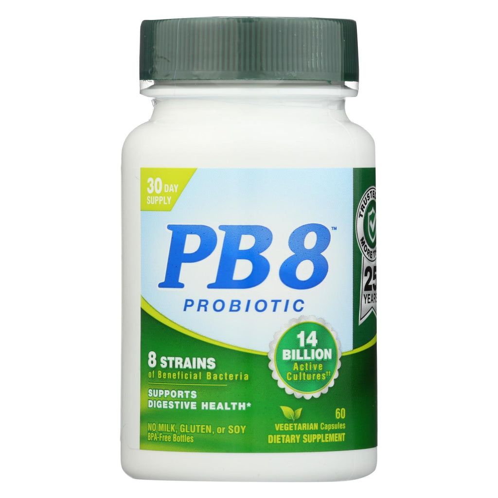 Nutrition Now Pb 8 Pro-biotic Acidophilus For Life - 500 Mg - 60 Vegetarian Capsules - Lakehouse Foods