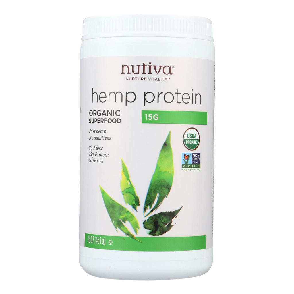 Nutiva Organic Hemp Protein - 16 Oz - Lakehouse Foods