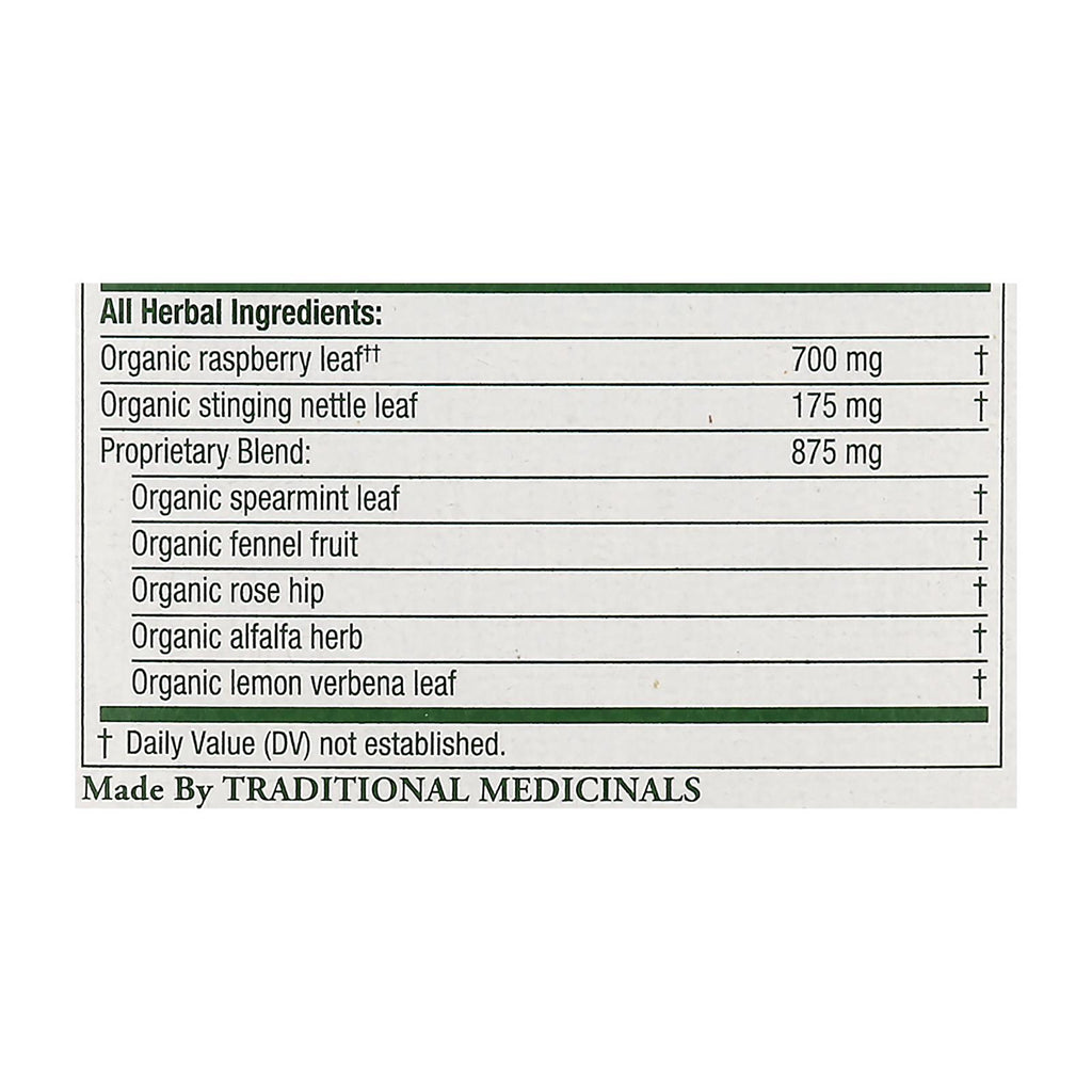 Traditional Medicinals Organic Pregnancy Herbal Tea - 16 Tea Bags - Case Of 6 - Lakehouse Foods