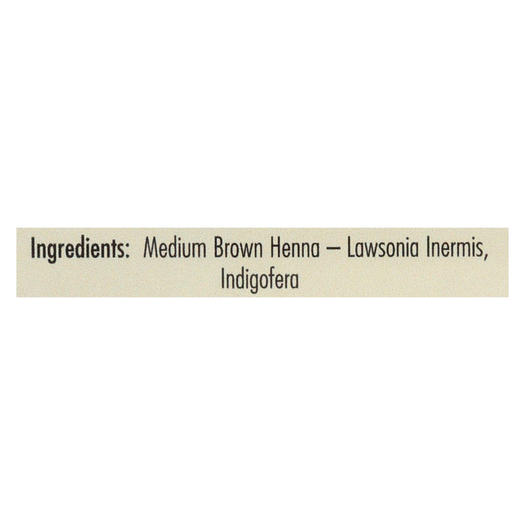 Rainbow Research Henna Hair Color And Conditioner Persian Medium Brown Chestnut - 4 Oz - Lakehouse Foods