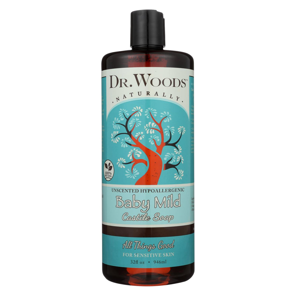 Dr. Woods Naturals Castile Soap - Baby Mild - Case Of 1 - 32 Oz. - Lakehouse Foods