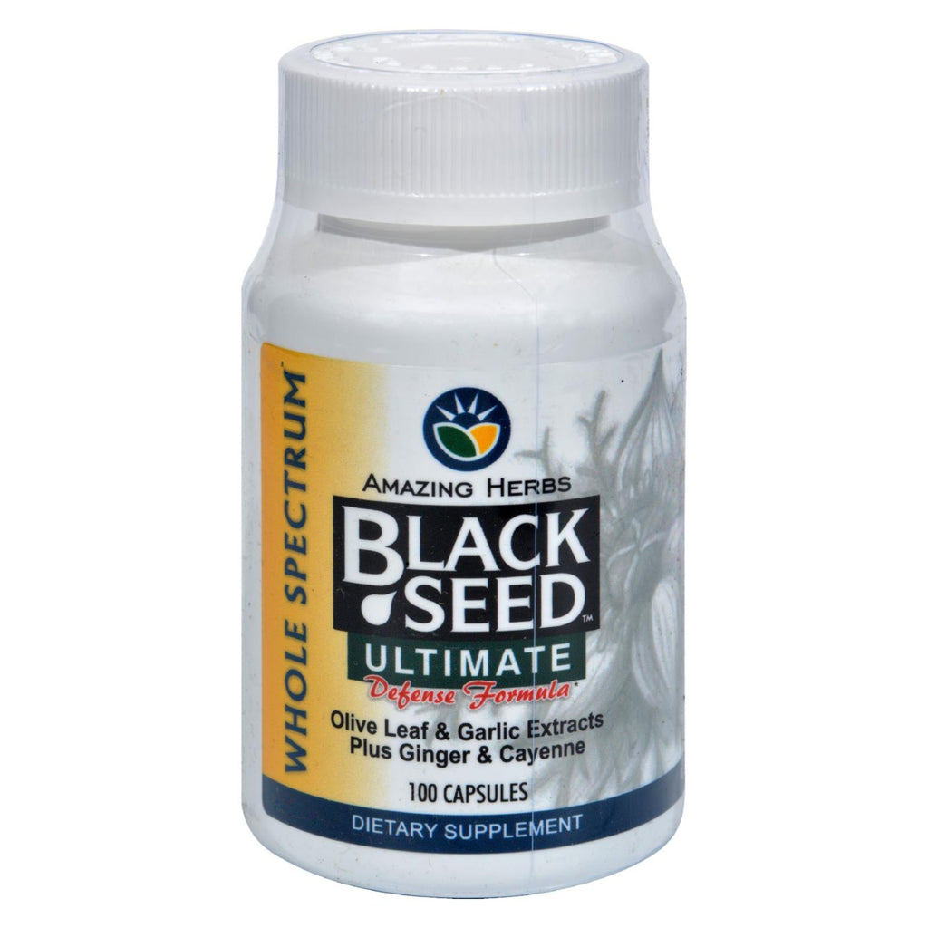 Amazing Herbs - Black Seed Theramune Ultimate - 100 Capsules - Lakehouse Foods