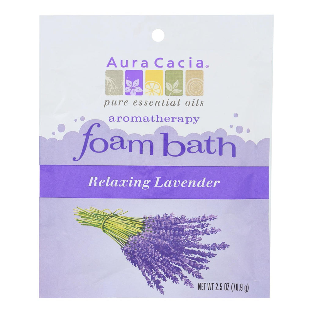Aura Cacia - Foam Bath Relaxing Lavender - 2.5 Oz - Case Of 6 - Lakehouse Foods