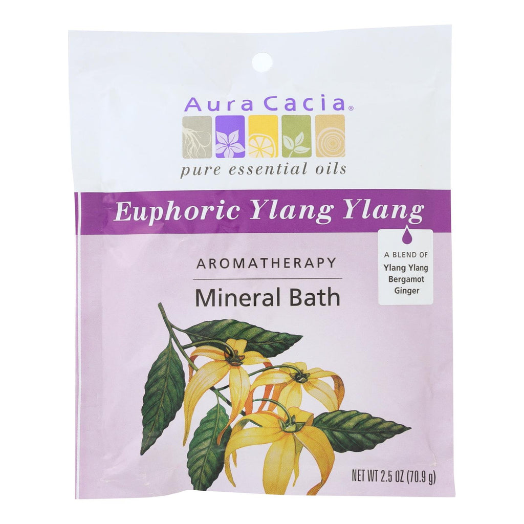 Aura Cacia - Aromatherapy Mineral Bath Euphoria - 2.5 Oz - Case Of 6 - Lakehouse Foods