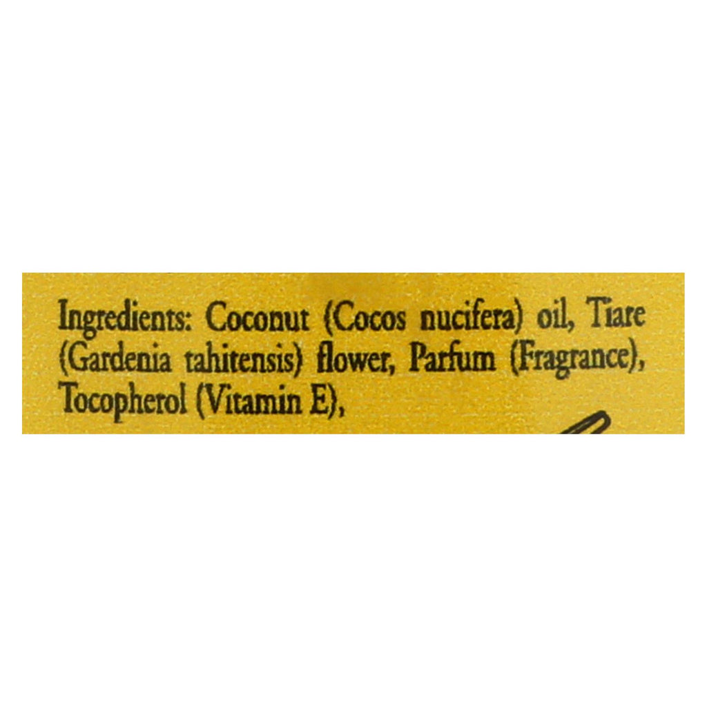 Monoi Tiare Tahiti Coconut Oil Vanilla - 4 Fl Oz - Lakehouse Foods