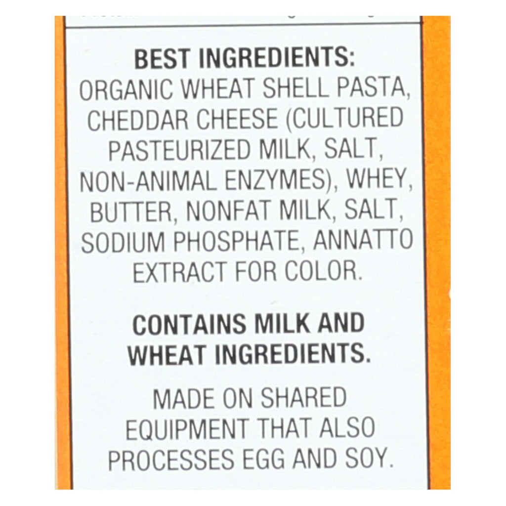 Annies Homegrown Macaroni And Cheese - Organic - Shells And Real Aged Cheddar - 6 Oz - Case Of 12 - Lakehouse Foods