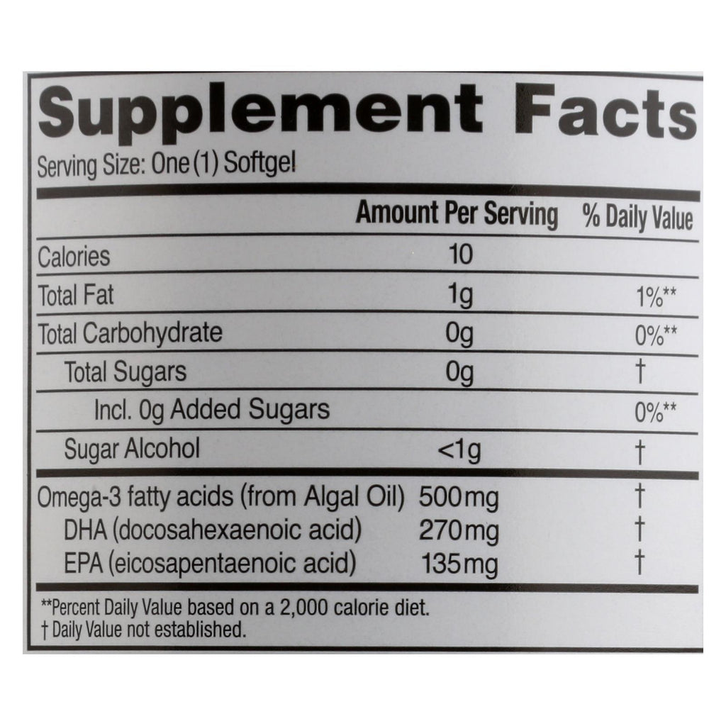 Amerifit Nutrition Ovega-3 - 500 Mg - 60 Vegetarian Softgels - Lakehouse Foods