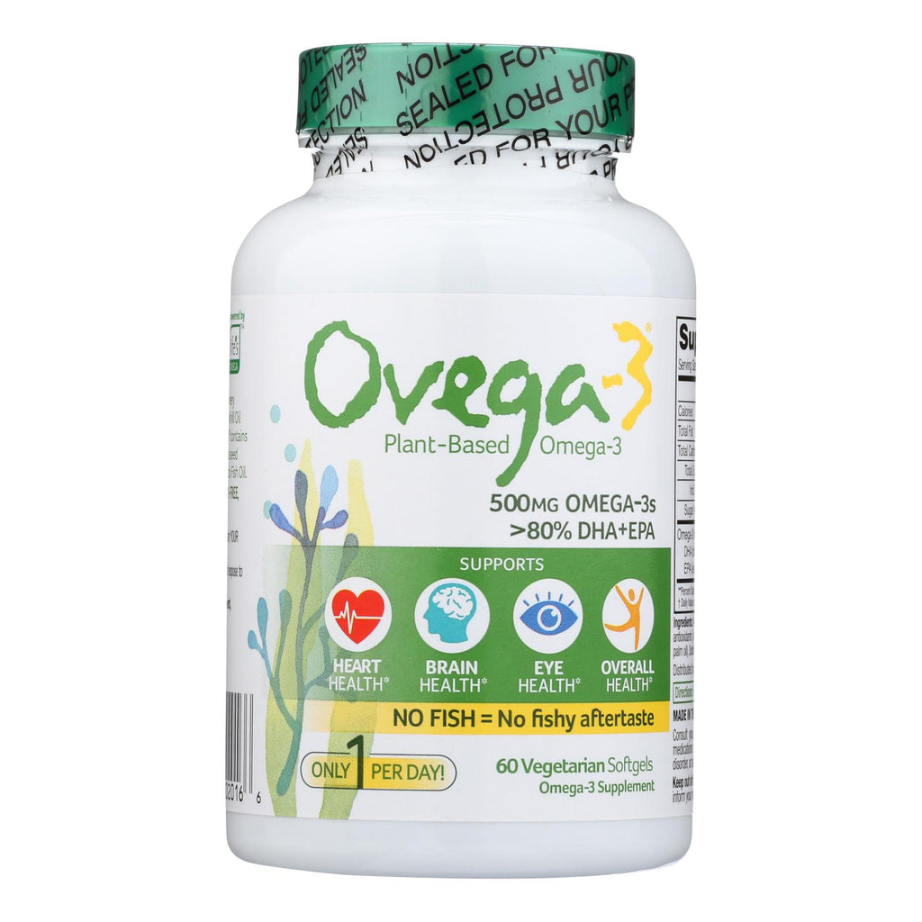 Amerifit Nutrition Ovega-3 - 500 Mg - 60 Vegetarian Softgels - Lakehouse Foods