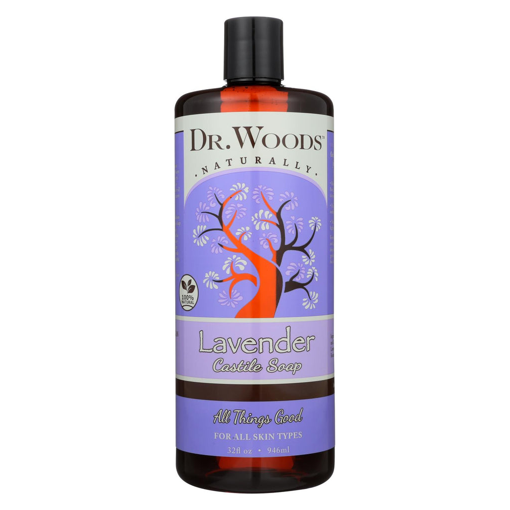 Dr. Woods Castile Soap Soothing Lavender - 32 Fl Oz - Lakehouse Foods