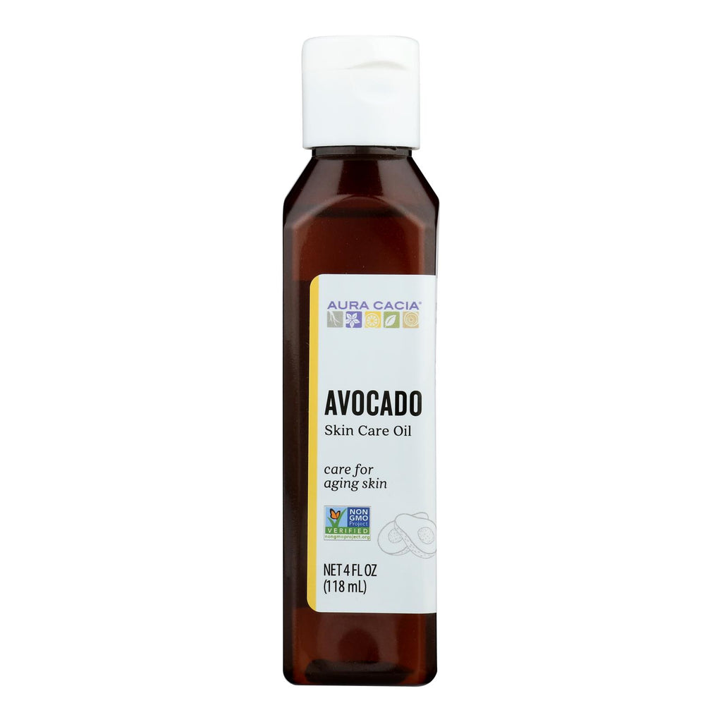 Aura Cacia - Natural Skin Care Oil Avocado - 4 Fl Oz - Lakehouse Foods