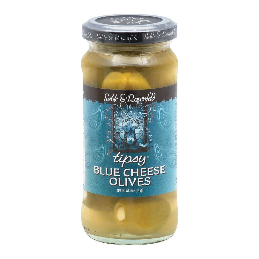 Sable And Rosenfeld Tipsy Olives - Blue Cheese - Case Of 6 - 5 Oz. - Lakehouse Foods
