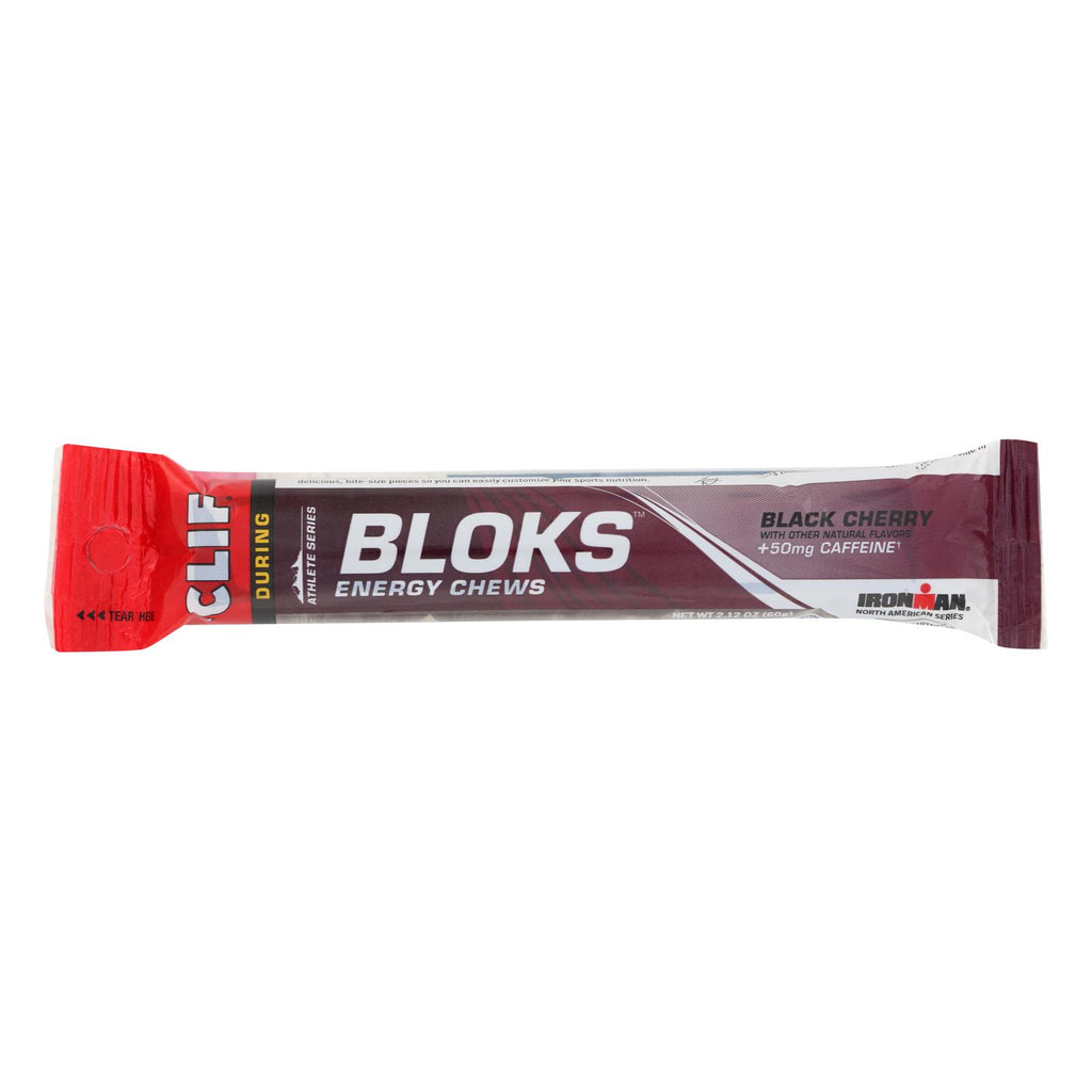 Clif Bar Clif Shot Bloks - Organic Black Cherry - Case Of 18 - 2.1 Oz - Lakehouse Foods