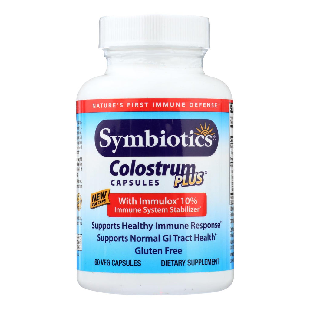 Symbiotics Colostrum Plus - 60 Capsules - Lakehouse Foods