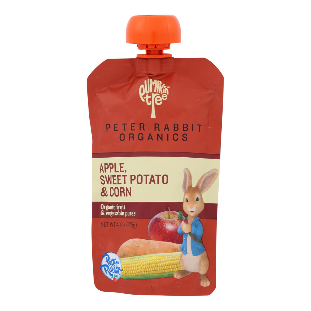 Peter Rabbit Organics Veggie Snacks - Sweet Potato Corn And Apple - Case Of 10 - 4.4 Oz. - Lakehouse Foods