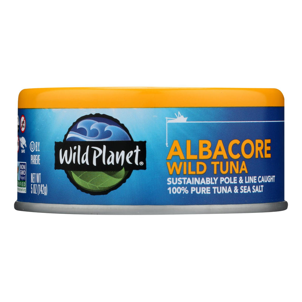 Wild Planet Albacore Tuna - Low Mercury - Case Of 12 - 5 Oz. - Lakehouse Foods
