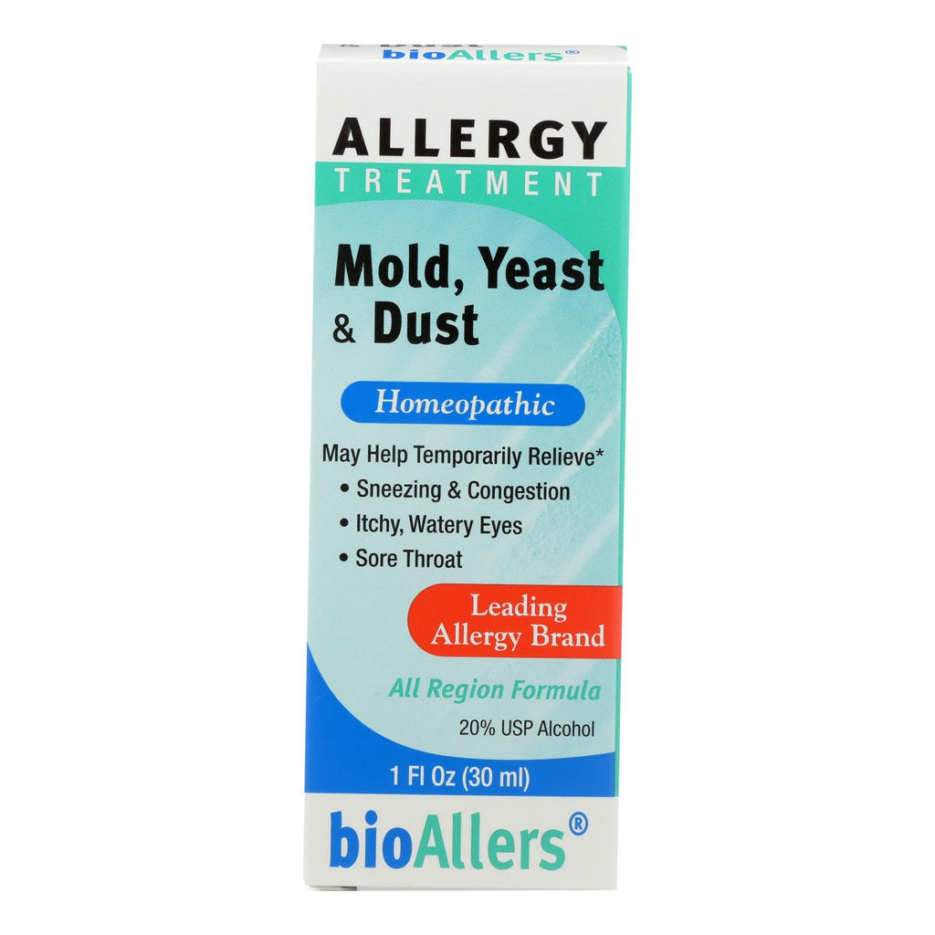 Bio-allers - Allergy Treatment Mold Yeast And Dust - 1 Fl Oz - Lakehouse Foods