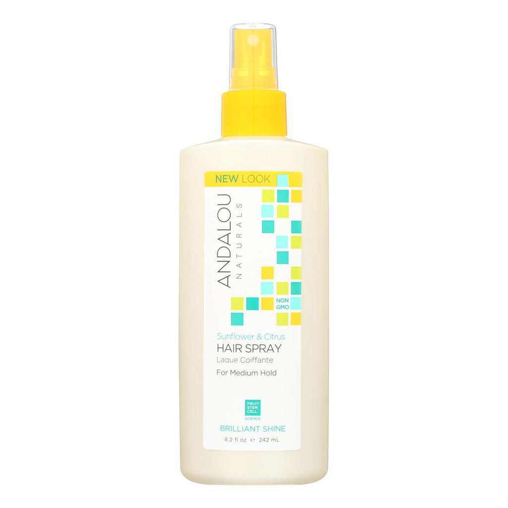Andalou Naturals Perfect Hold Hair Spray Sunflower And Citrus - 8.2 Fl Oz - Lakehouse Foods