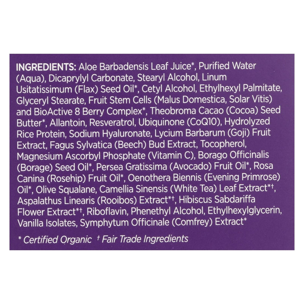 Andalou Naturals Resveratrol Q10 Night Repair Cream - 1.7 Fl Oz - Lakehouse Foods