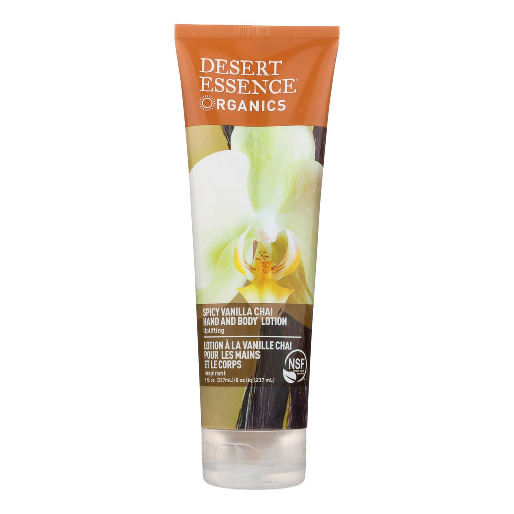 Desert Essence - Hand And Body Lotion Organics Vanilla Chai - 8 Fl Oz - Lakehouse Foods