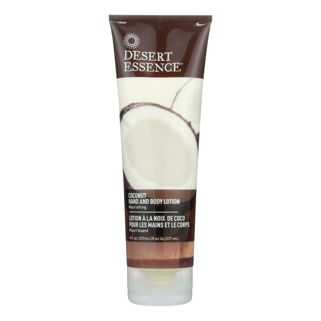 Desert Essence - Hand And Body Lotion Coconut - 8 Fl Oz - Lakehouse Foods