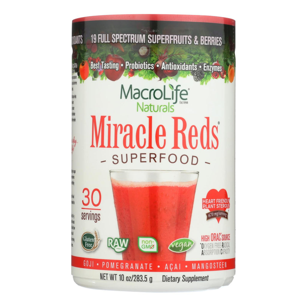 Macrolife Naturals Miracle Reds Berri - 10 Oz - Lakehouse Foods