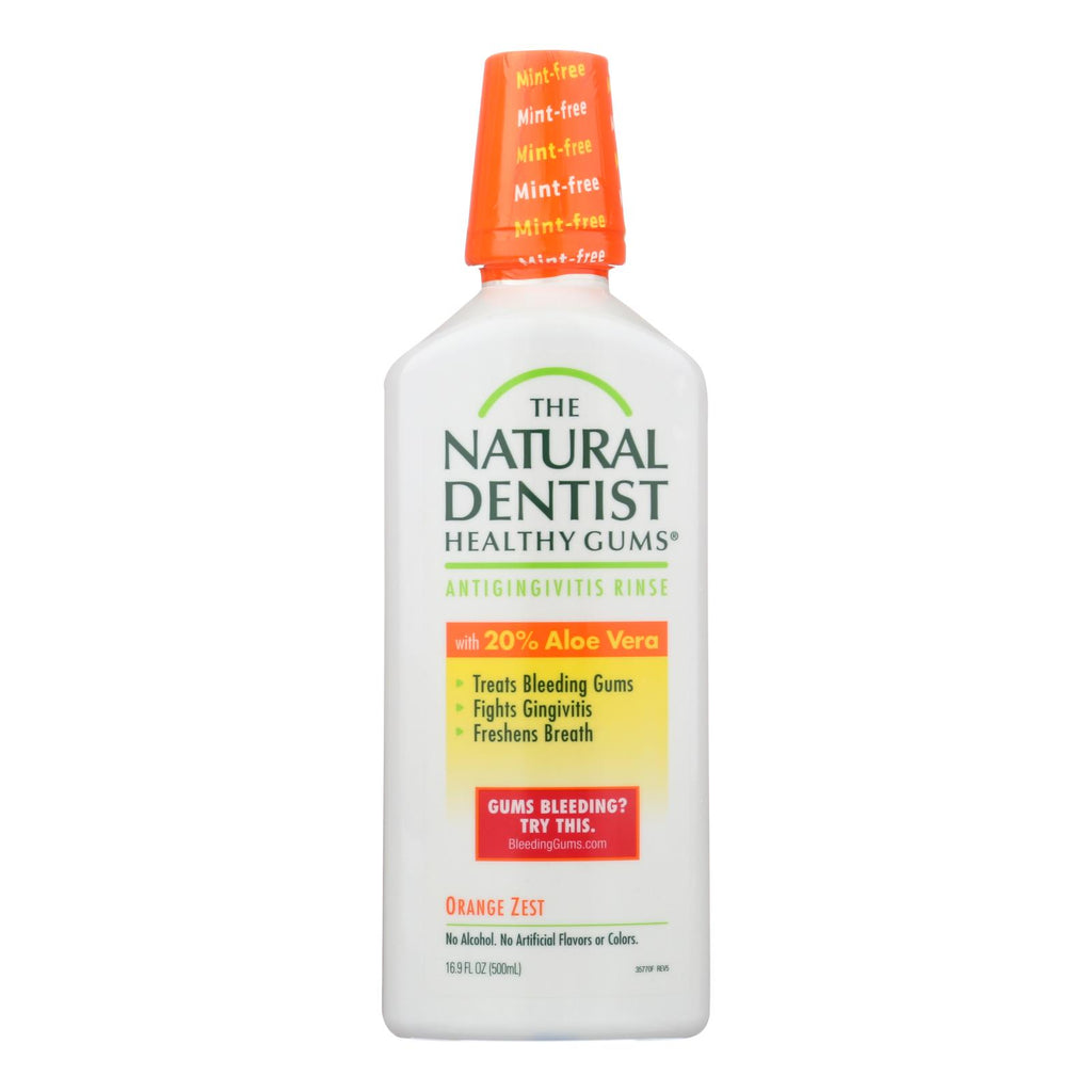 Natural Dentist Daily Healthy Gums Antigingivitis Rinse Orange Zest - 16 Fl Oz - Lakehouse Foods