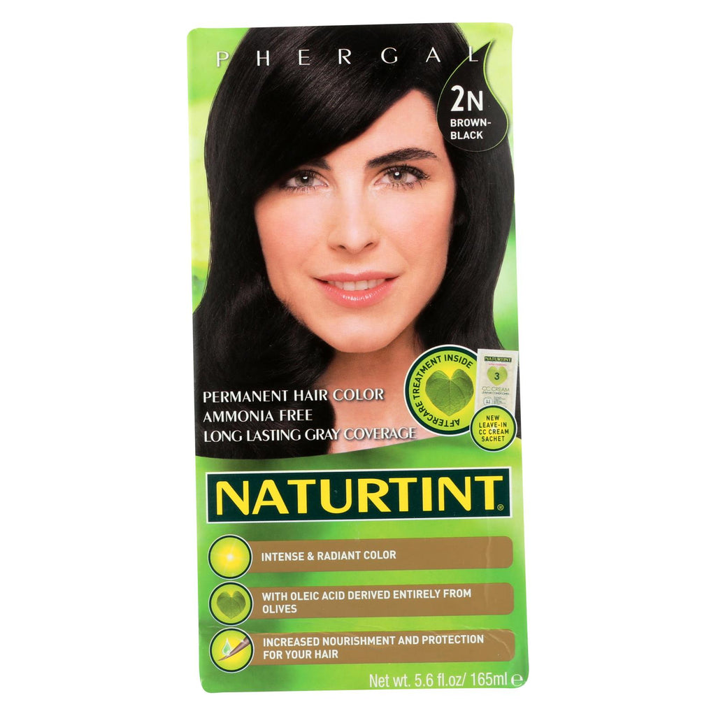 Naturtint Hair Color - Permanent - 2n - Brown Black - 5.28 Oz - Lakehouse Foods
