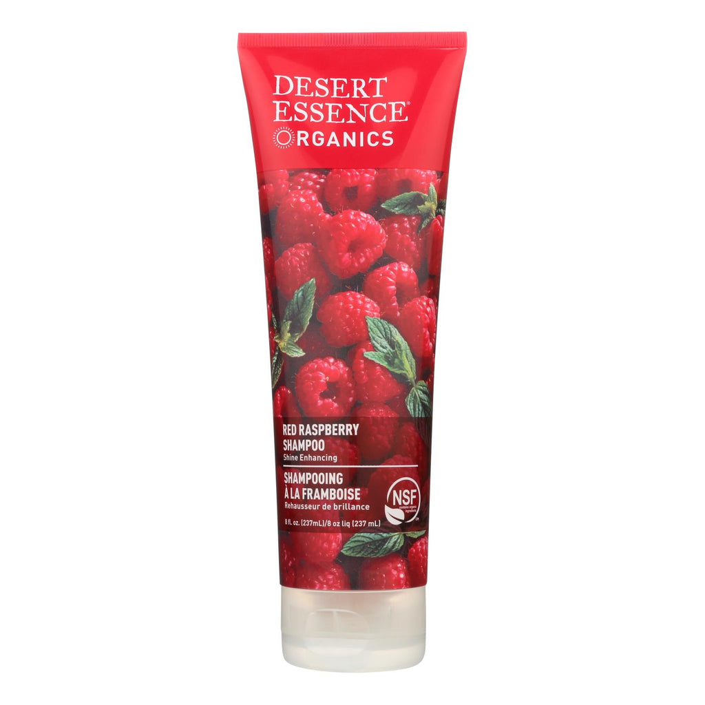 Desert Essence - Shampoo Shine For All Hair Types Red Raspberry - 8 Fl Oz - Lakehouse Foods