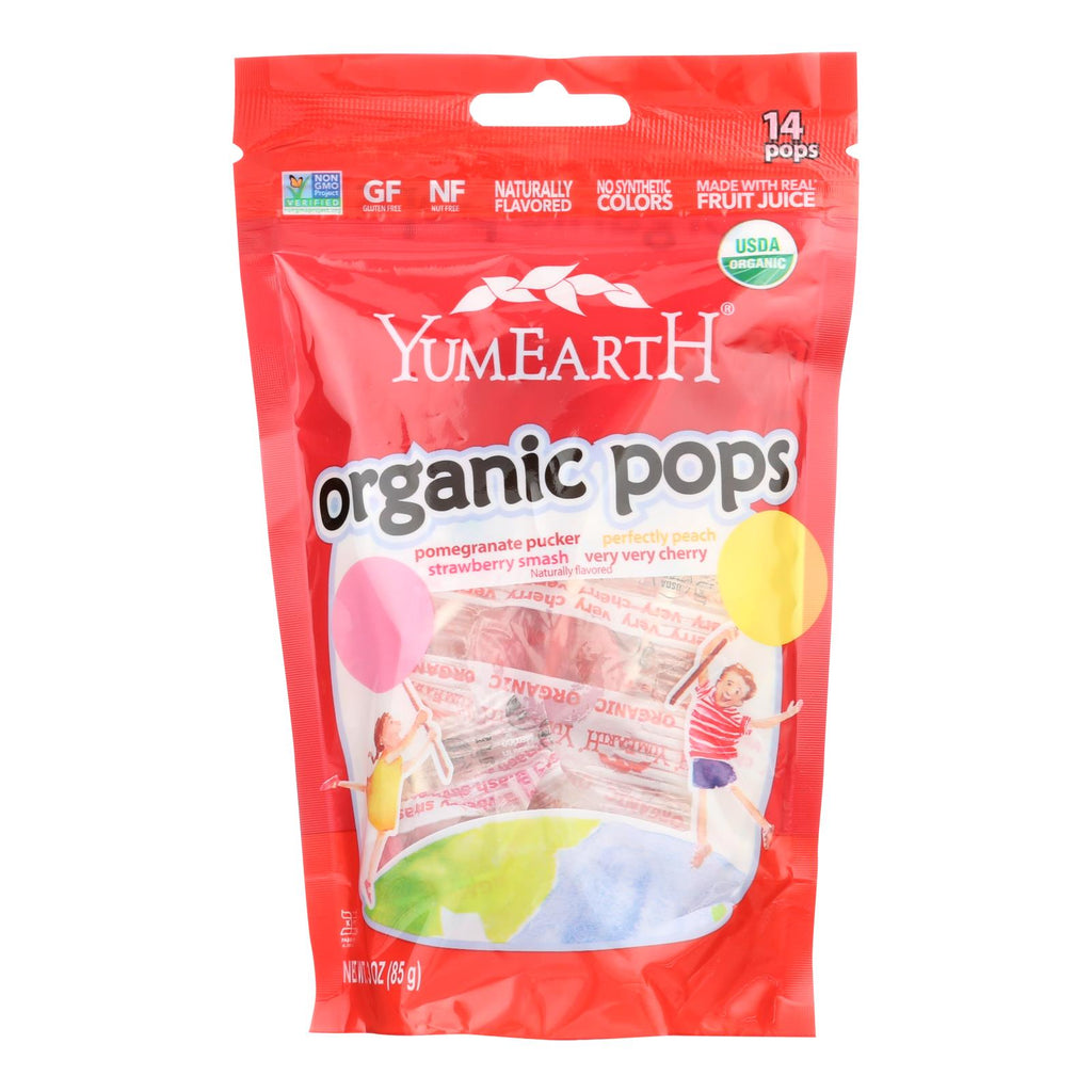 Yummy Earth Organic Lollipops Assorted Flavors - 3 Oz - Case Of 6 - Lakehouse Foods
