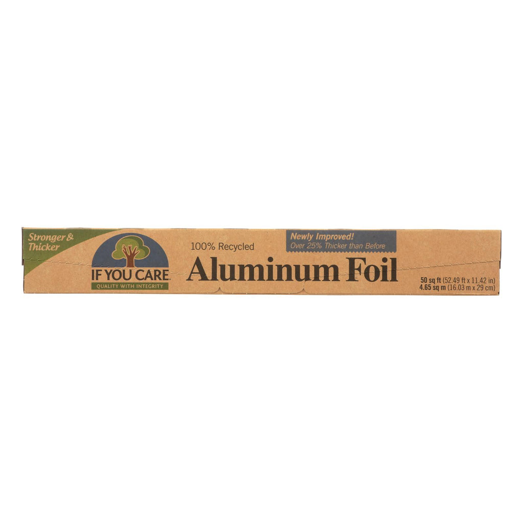 If You Care Aluminum Foil - Recycled - Case Of 12 - 50 Sq. Ft. - Lakehouse Foods