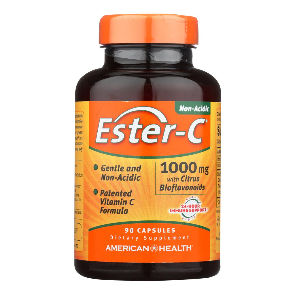 American Health - Ester-c With Citrus Bioflavonoids - 1000 Mg - 90 Capsules - Lakehouse Foods