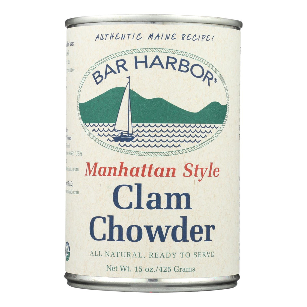 Bar Harbor - Manhattan Clam Chowder Soup - Case Of 6 - 15 Oz. - Lakehouse Foods