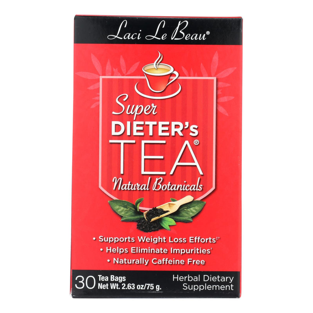 Laci Le Beau Super Dieter's Tea All Natural Botanicals - 30 Tea Bags - Lakehouse Foods