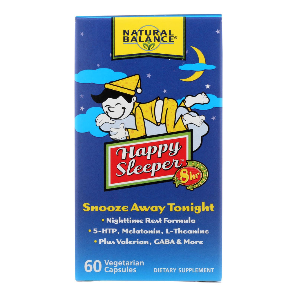 Natural Balance Happy Sleeper - 60 Vegetarian Capsules - Lakehouse Foods