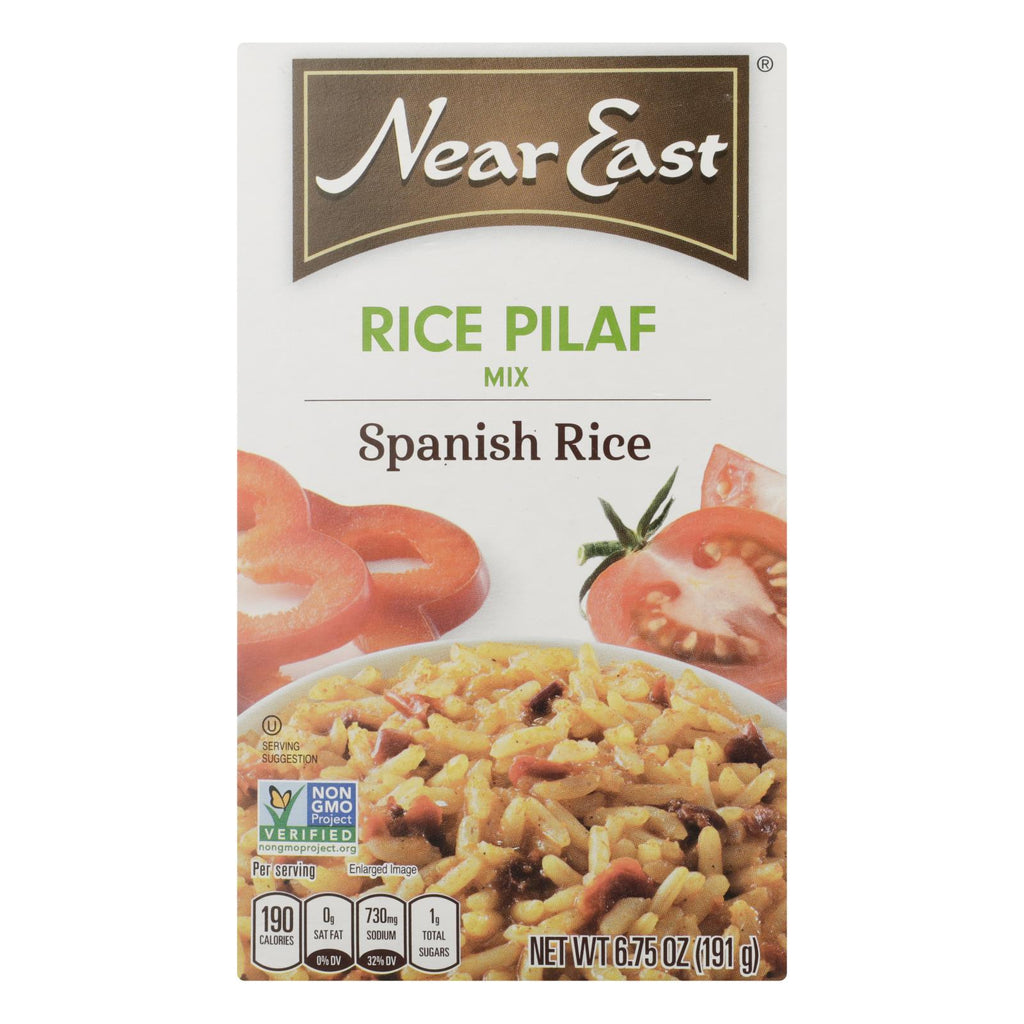 Near East Rice Pilaf Rice - Spanish - Case Of 12 - 6.75 Oz. - Lakehouse Foods