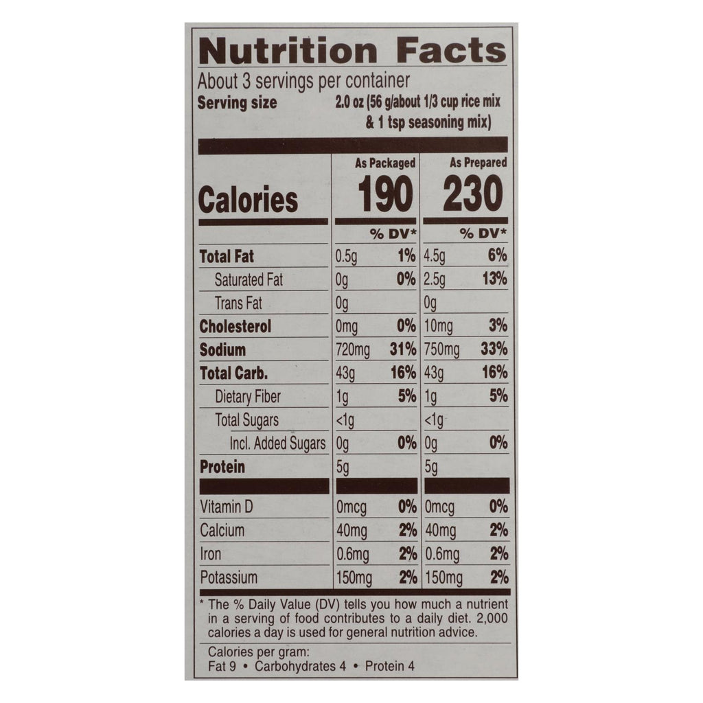 Near East Rice Pilaf Mix - Long Grain And Wild Rice - Case Of 12 - 6 Oz. - Lakehouse Foods