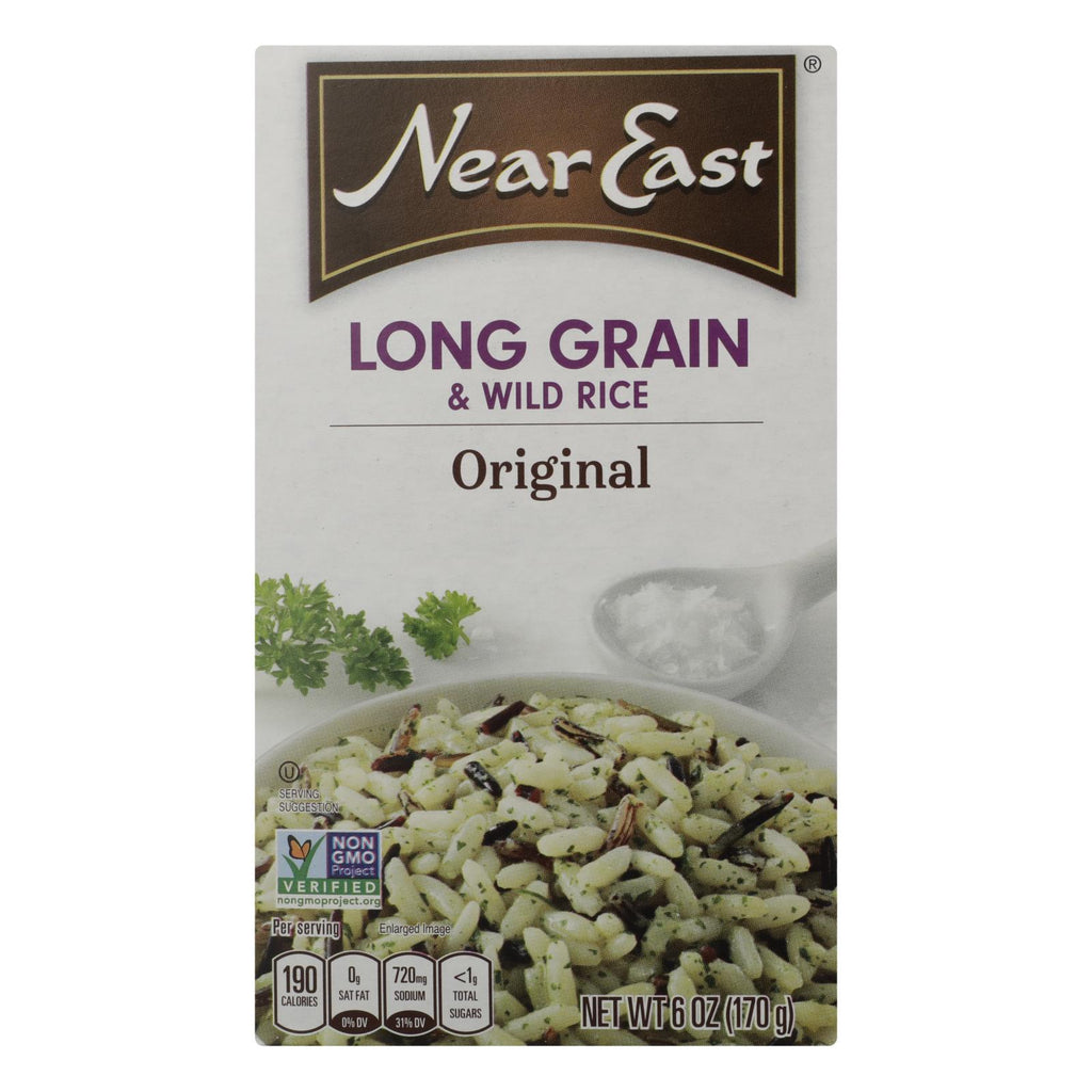 Near East Rice Pilaf Mix - Long Grain And Wild Rice - Case Of 12 - 6 Oz. - Lakehouse Foods
