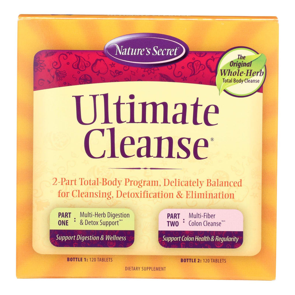 Nature's Secret Ultimate Cleanse Kit - 120 Tablets - Lakehouse Foods