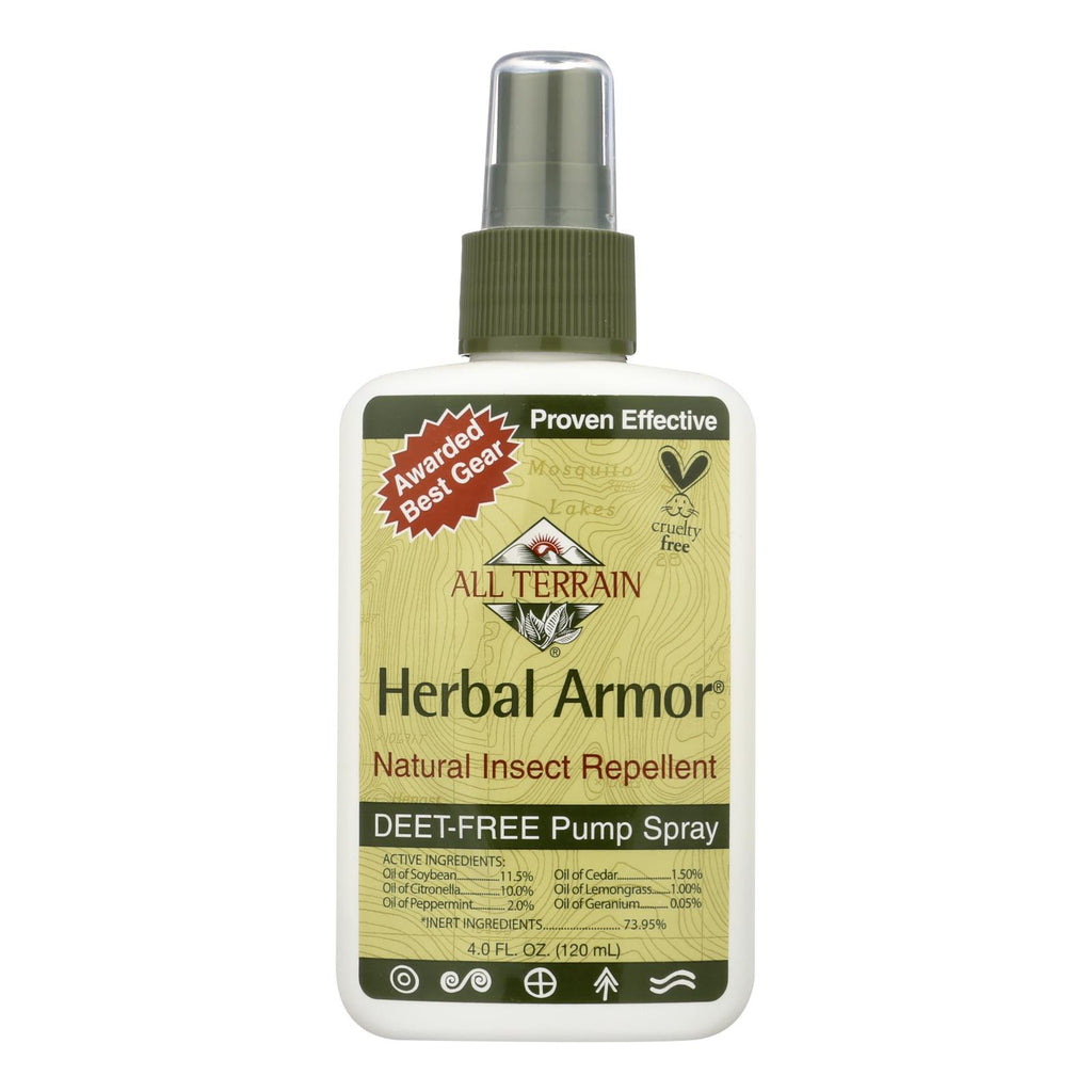 All Terrain - Herbal Armor Natural Insect Repellent - 4 Fl Oz - Lakehouse Foods