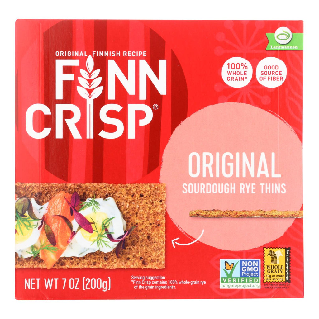 Finn Crisp Original - Whole Grain - Case Of 9 - 7 Oz. - Lakehouse Foods